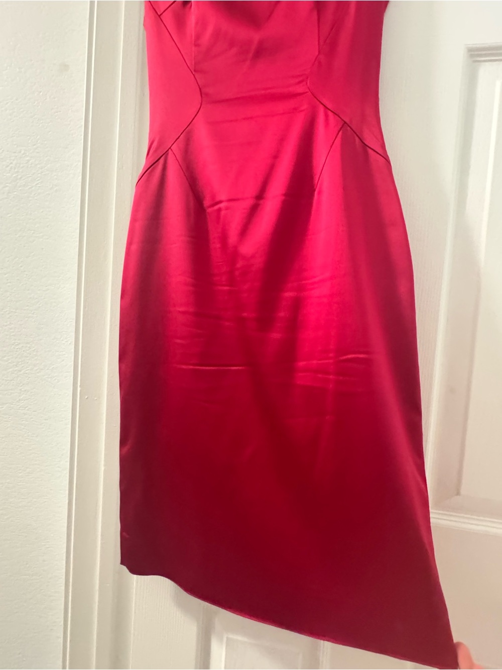 Dolce & Gabbana Fuchsia Satin Midi Dress Italian size 40 U.S. size S- small - Picture 11 of 11